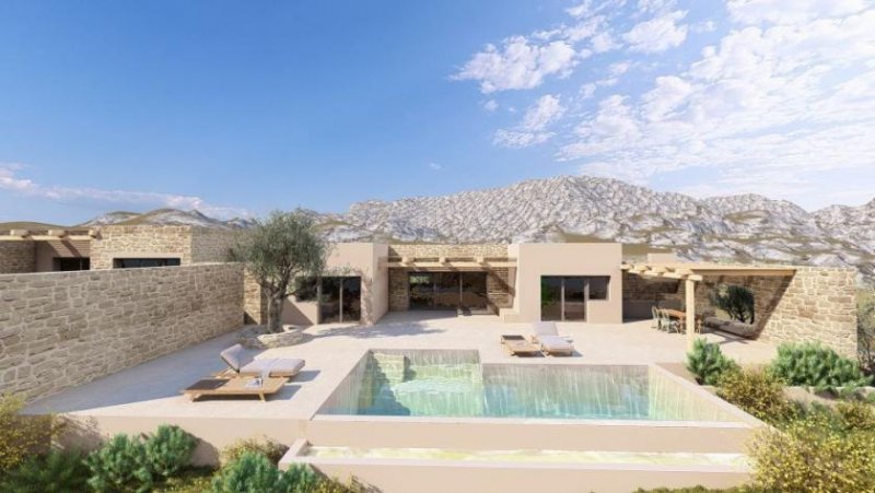 Pitsidia (Komos) Kreta, Komos, Villa (projektiert) 108m² Grdst.750m² priv. Pool und Meerblick Haus kaufen